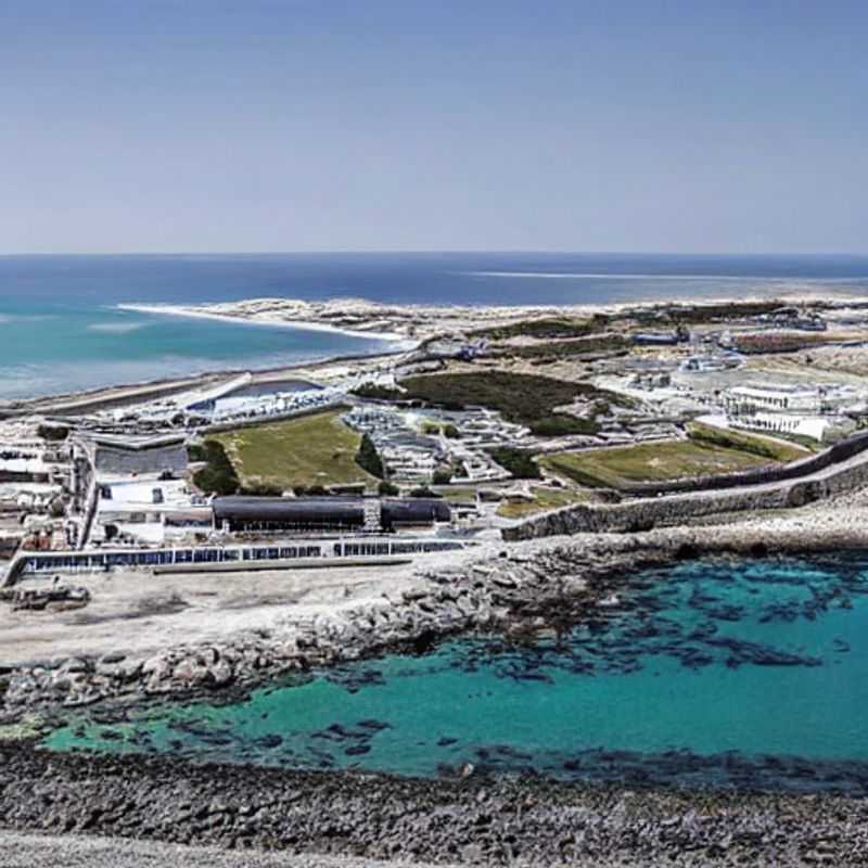L'Île Robben sous le soleil d'été : Un lieu chargé d'histoire et de résilience, sous le ciel bleu d'Afrique du Sud. Découvrez si une visite estivale vous convient dans notre guide.