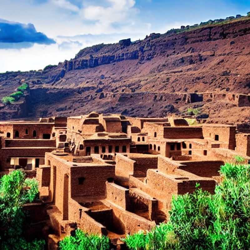 Lalibela, Éthiopie : Une vue imprenable sur les églises taillées dans la roche baignées par le soleil d'été, révélant la majesté spirituelle et architecturale de ce site classé au patrimoine mondial de l'UNESCO. Découvrez si Lalibela est la destination idéale pour vos vacances d'été !