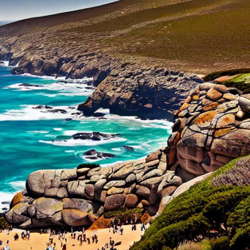 Vue imprenable sur le Cap de Bonne-Espérance en été, où l'océan Indien rencontre l'océan Atlantique, offrant une expérience inoubliable pour les vacanciers en Afrique du Sud.