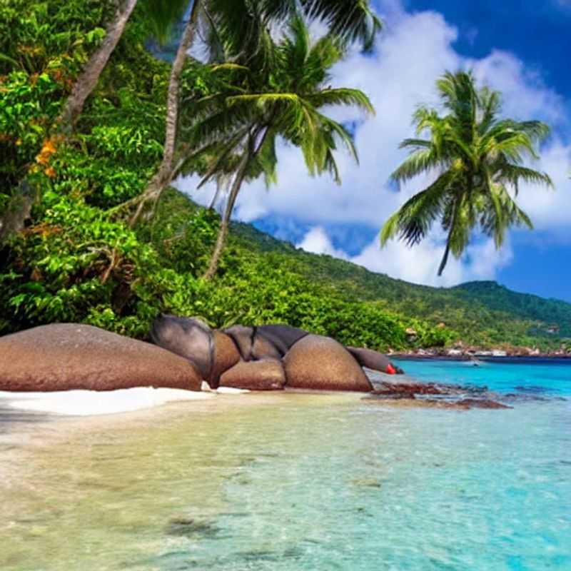 Île Praslin, Seychelles : Un paradis tropical baigné de soleil, vous invitant à un séjour estival inoubliable (Île Praslin, Seychelles : Un paradis tropical baigné de soleil, vous invitant à un séjour estival inoubliable).