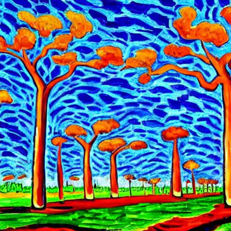 Majestic baobabs lining the Avenue in Madagascar, a surprisingly budget-friendly social media dream for the adventurous traveler, proving luxury isn't always about the price tag. #MadagascarOnABudget #AvenueOfTheBaobabs