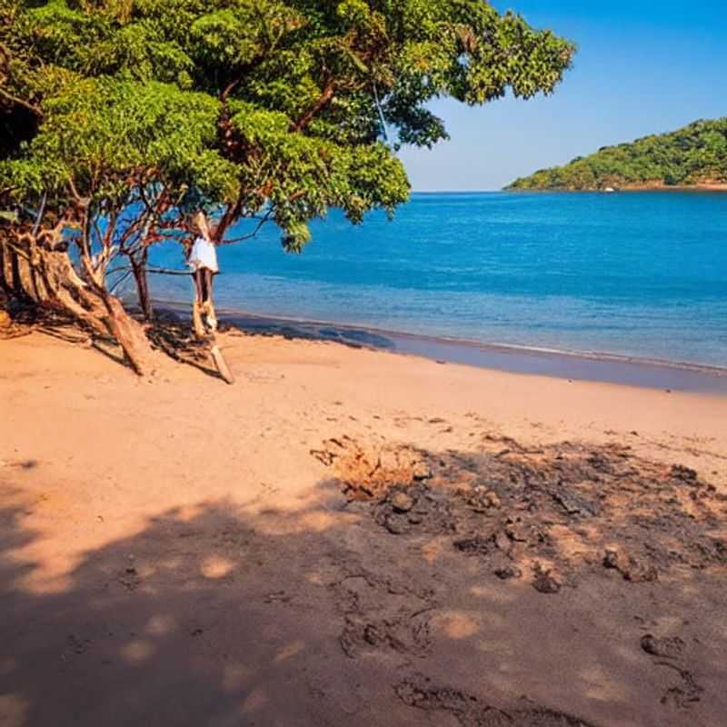 Crystal-clear waters of Lake Malawi meeting lush, untouched shores - a luxury eco-resort paradise perfectly capturing sustainable beauty for the discerning eco-tourist's social media feed. #LakeMalawi #EcoLuxury #SustainableTravel