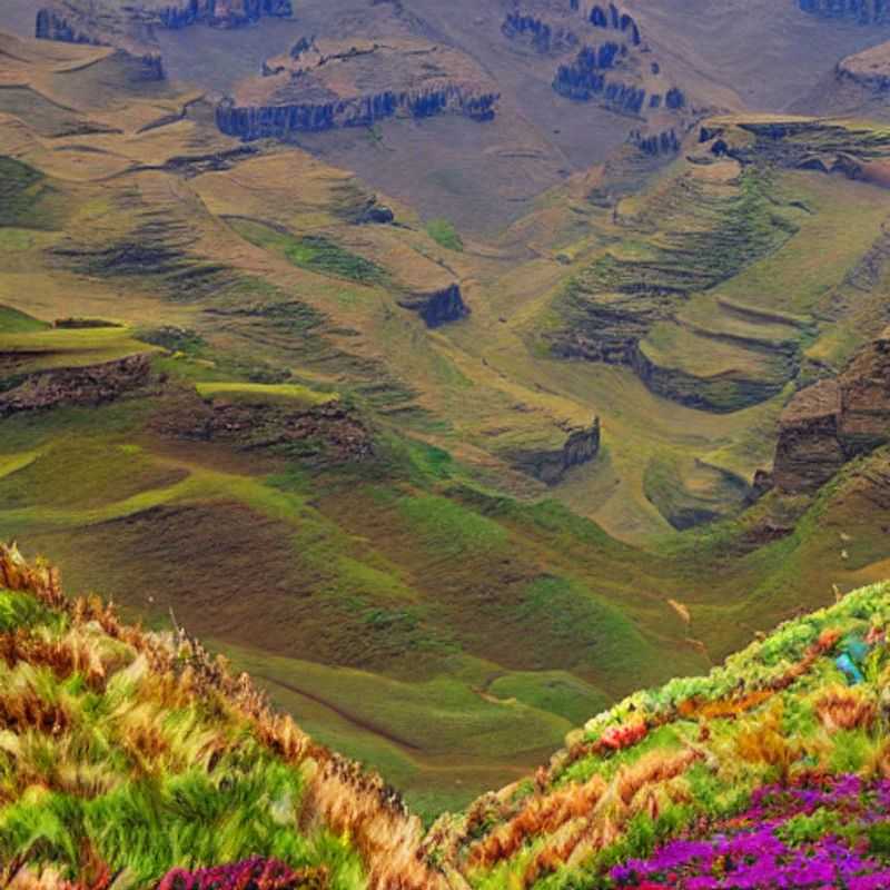 Majestuosa vista del Parque Nacional de las Montañas Simien, Etiopía, capturando la belleza imponente y los paisajes únicos que lo convierten en un destino a considerar para tus vacaciones de verano.