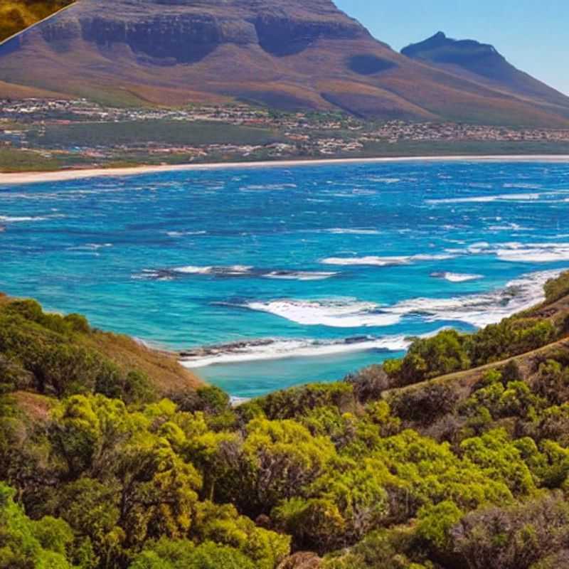 Famílias desfrutando do sol de verão na pitoresca Simon's Town, África do Sul, com pinguins africanos brincalhões ao fundo - um destino ideal para férias ensolaradas e encontros únicos com a vida selvagem.