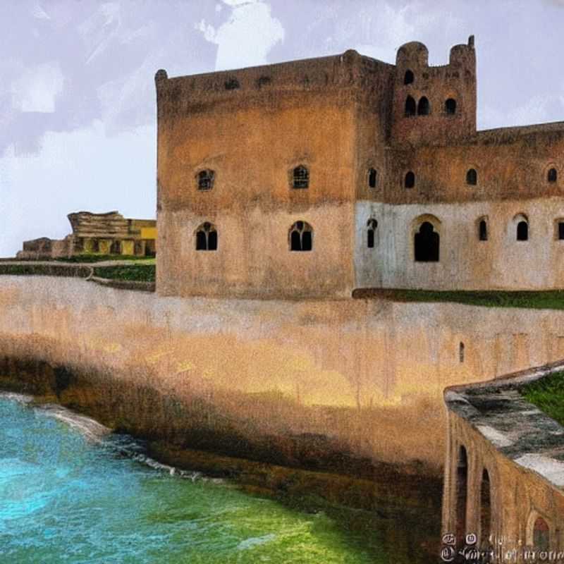 Elmina Castle, a poignant historical site in Ghana, bathed in the warm Ghanaian sun – a stark reminder of the past, raising questions about its suitability for a lighthearted summer holiday.