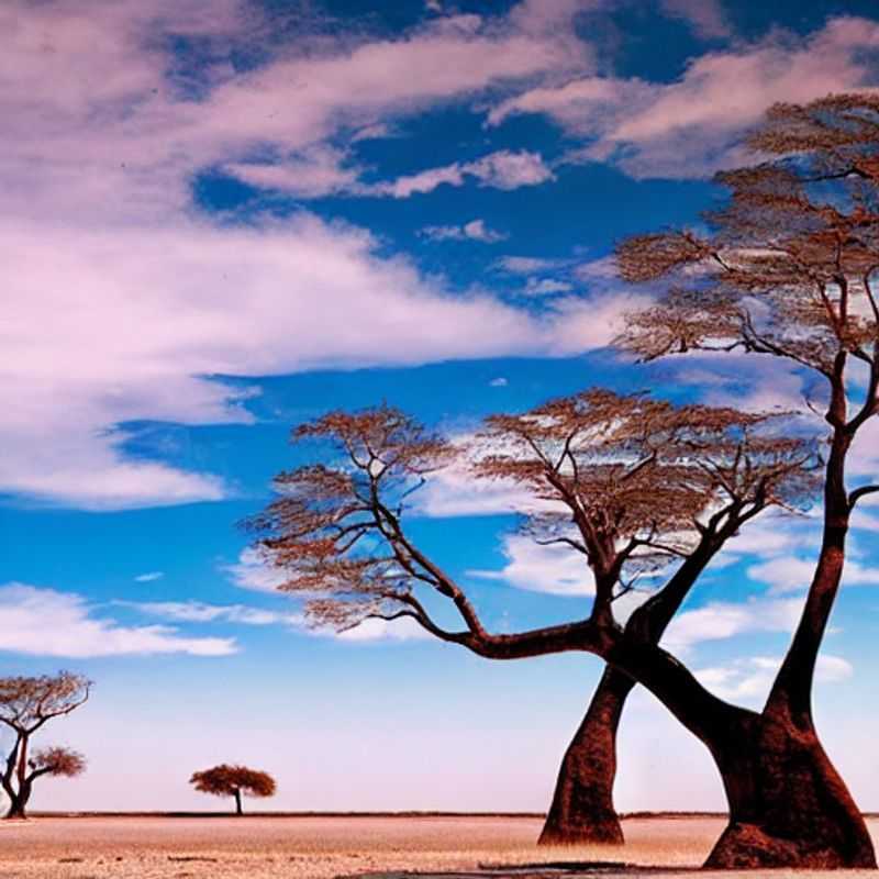 Vast expanse of Makgadikgadi Pans shimmering under the Botswana summer sun, a surreal landscape hinting at adventure and challenging the question: Is it the right choice for a summer holiday?
