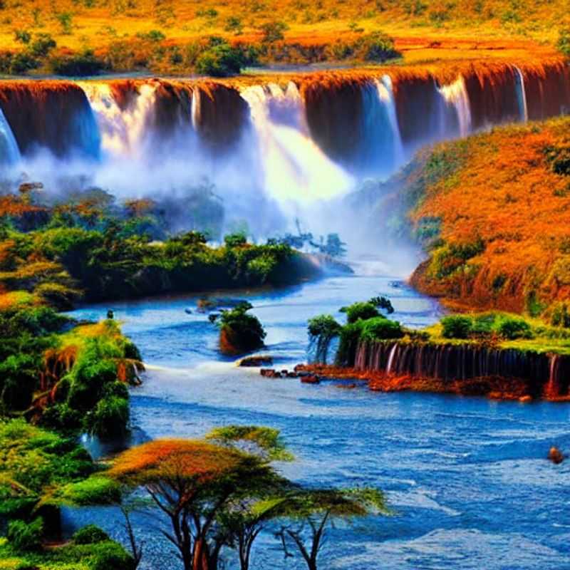 The mighty Murchison Falls, a thundering spectacle in Murchison Falls National Park, Uganda – an unforgettable summer holiday destination promising breathtaking wildlife encounters and stunning natural beauty.