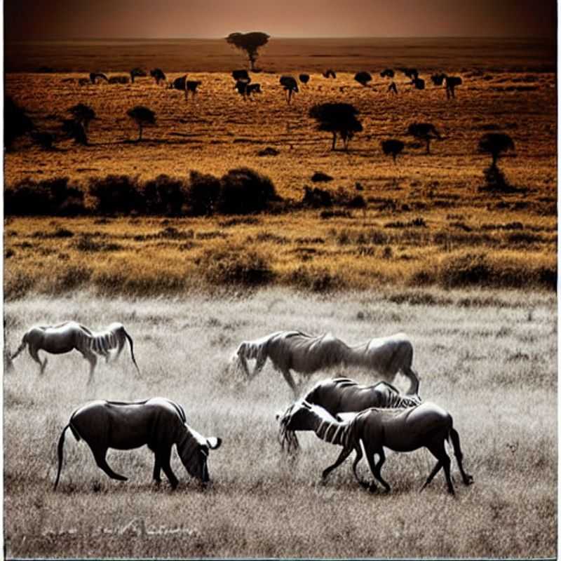 Safári ensolarado no Maasai Mara: um leão majestoso repousa sob a luz forte do verão, ilustrando a beleza e a vida selvagem vibrante que fazem do Maasai Mara um destino imperdível nas férias de verão no Quênia.