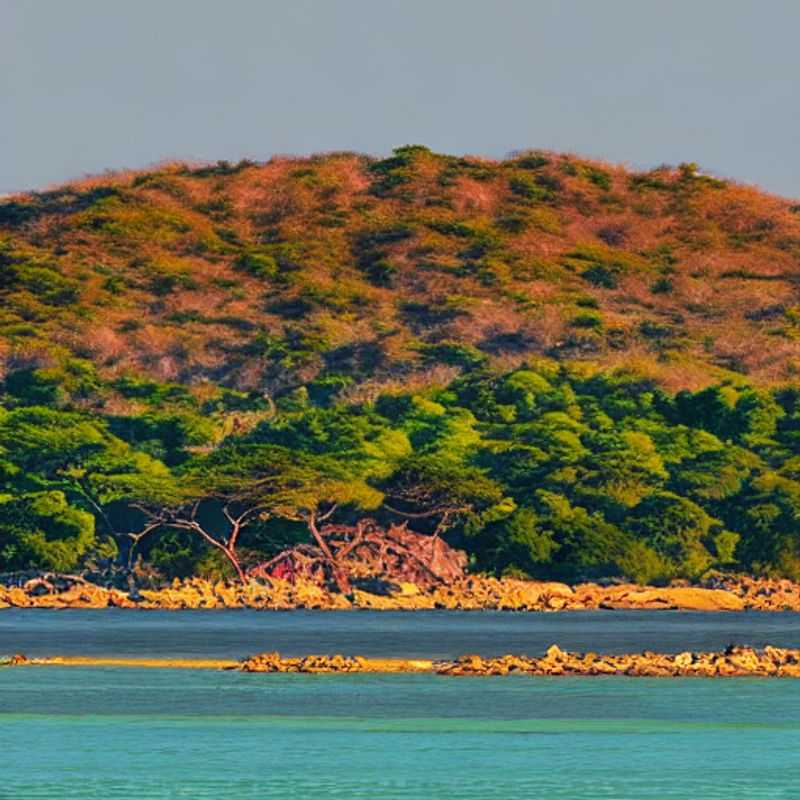 Turquoise waters lap against the golden sands of Cape Maclear, Malawi, a vibrant summer paradise nestled on the shores of Lake Malawi, promising sun-drenched relaxation and unforgettable adventures.