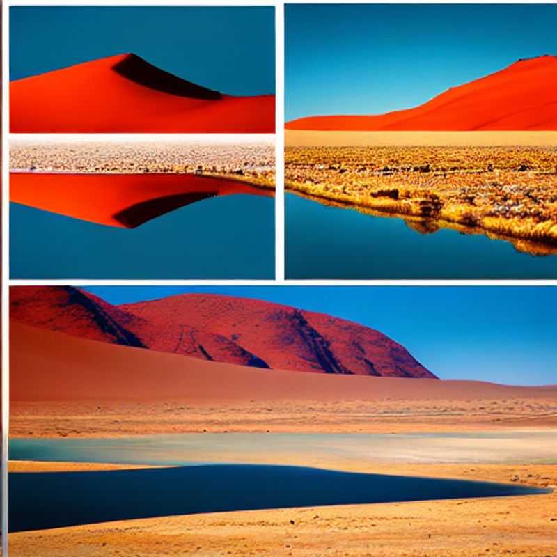 Serene dunes of Namib-Naukluft National Park, Namibia, bathed in golden light, offering a luxurious and Instagrammable escape for the Wellness Traveler seeking mindful moments amidst breathtaking natural beauty.