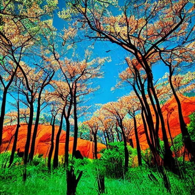 Dramatic rock formations of Isalo National Park, Madagascar, capturing the rugged beauty even a budget traveler can share and boast about on their social media.