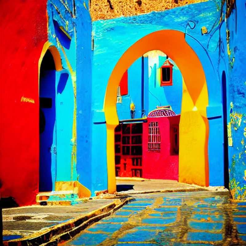 Essaouira's vibrant blue fishing boats bobbing gently in the Atlantic, a refreshing summer scene showcasing why this Moroccan gem is a perfect coastal escape for your next holiday.