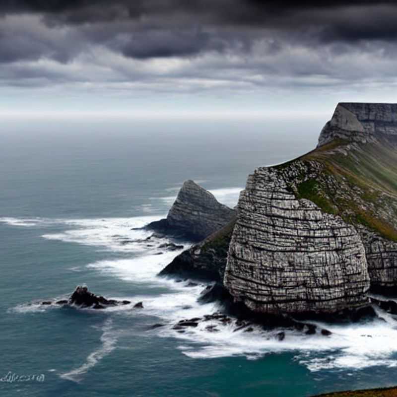 Cape Point, South Africa ablaze in summer sunshine! Think dramatic cliffs, turquoise waters, and endless horizons - perfect for that unforgettable summer holiday snapshot. (But remember the sunscreen, folks!)