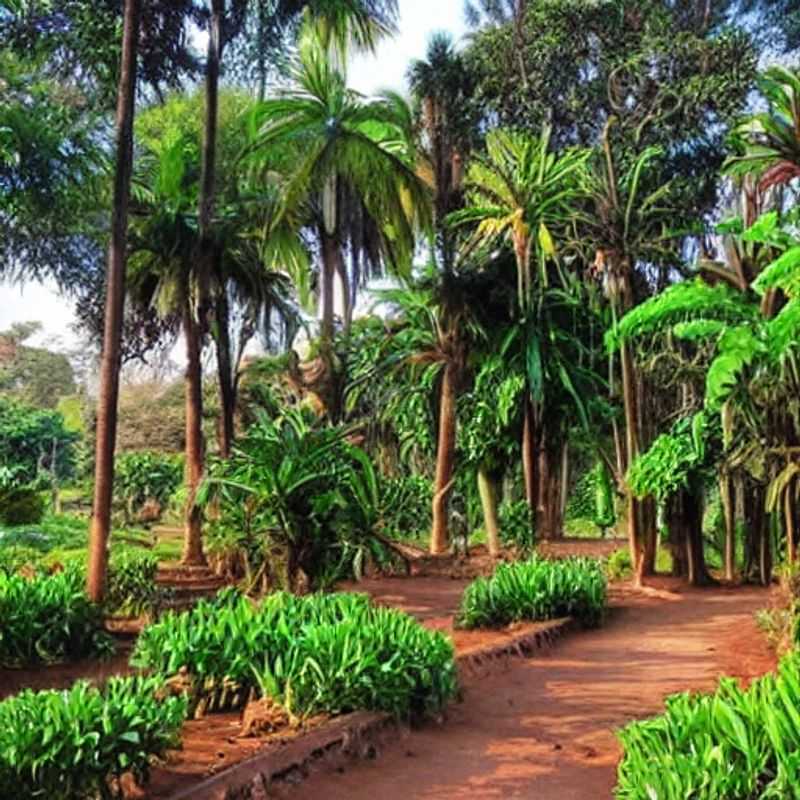Jardin botanique d'Entebbe, Ouganda, oasis de verdure luxuriante et de tranquillité, un havre de paix pour des vacances d'été inoubliables.
