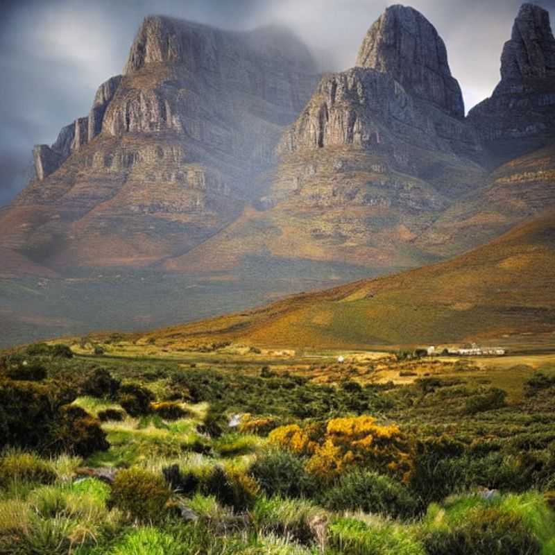 Instagrammable views don't have to break the bank! Budget travelers capturing the majestic Cathedral Peak in South Africa - luxury vistas even *you* can afford. #CathedralPeak #SouthAfrica #BudgetTravel #LuxuryForLess