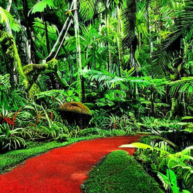 Giant tortoises basking in the tropical sunshine amidst the lush greenery of the Seychelles National Botanical Gardens – a glimpse into paradise and the unique biodiversity that makes these gardens so special.