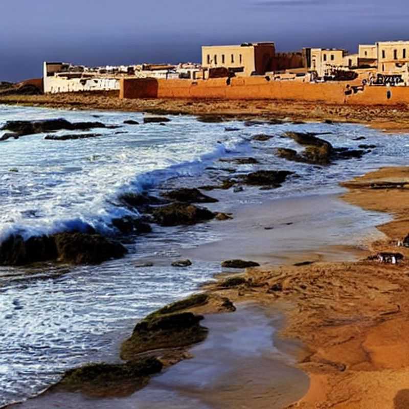 Essaouira's ramparts meet the Atlantic: A long-term traveler's luxury haven, perfectly capturing the magic for Instagram. #EssaouiraLuxury #MoroccoTravel #DigitalNomadLife