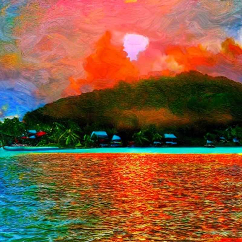 Turquoise waters kiss the pristine white sand beach of Mahé Island, Seychelles, showcasing the island's unparalleled beauty and inviting tranquility. Discover the magic of this Indian Ocean paradise.