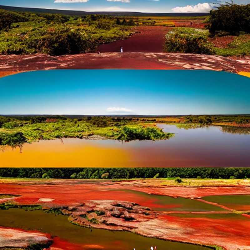 A kaleidoscope of pink flamingos paints the shores of Lake Nakuru, Kenya, a breathtaking spectacle under the African sun, showcasing the vibrant wildlife that makes it a compelling destination for a summer holiday adventure.