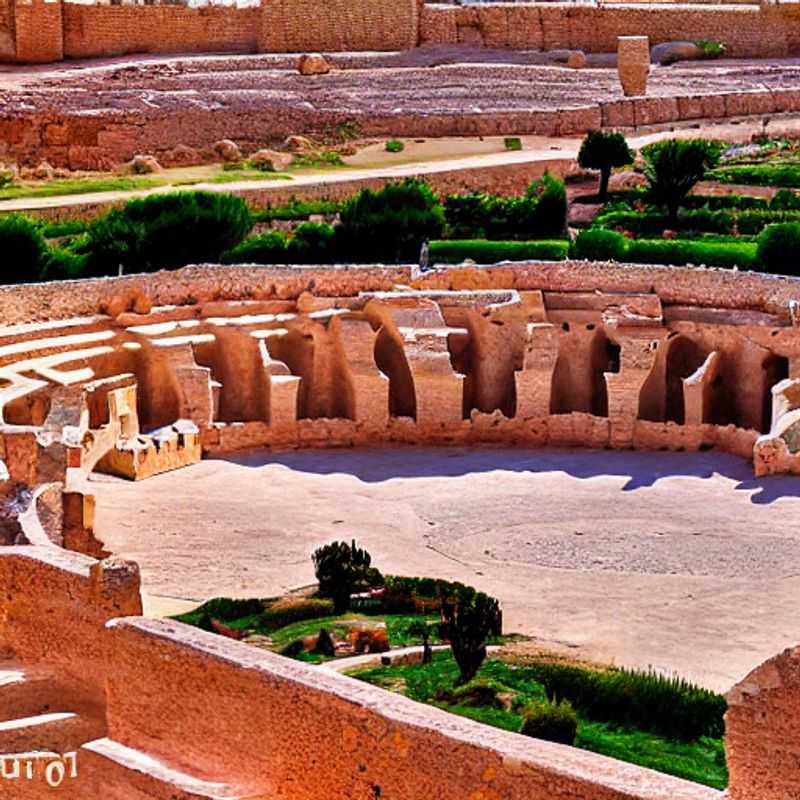 Sun-drenched stones whisper tales of gladiators and roaring crowds at the majestic El Djem Amphitheater, a Roman marvel standing proud against the Tunisian sky. Discover the secrets held within these ancient walls!