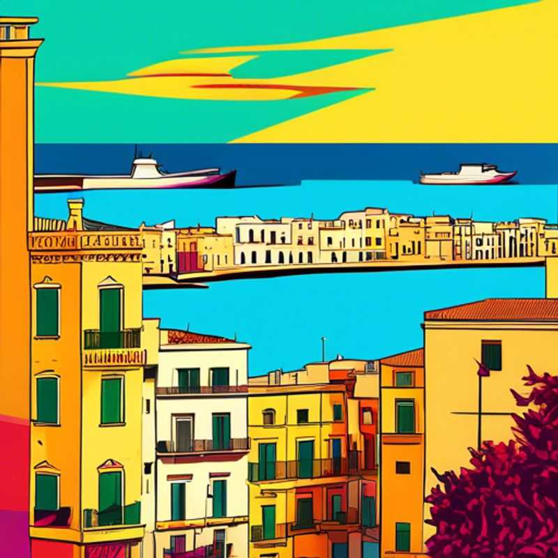 Trapani, Sicile : Vue pittoresque de la ville côtière.
