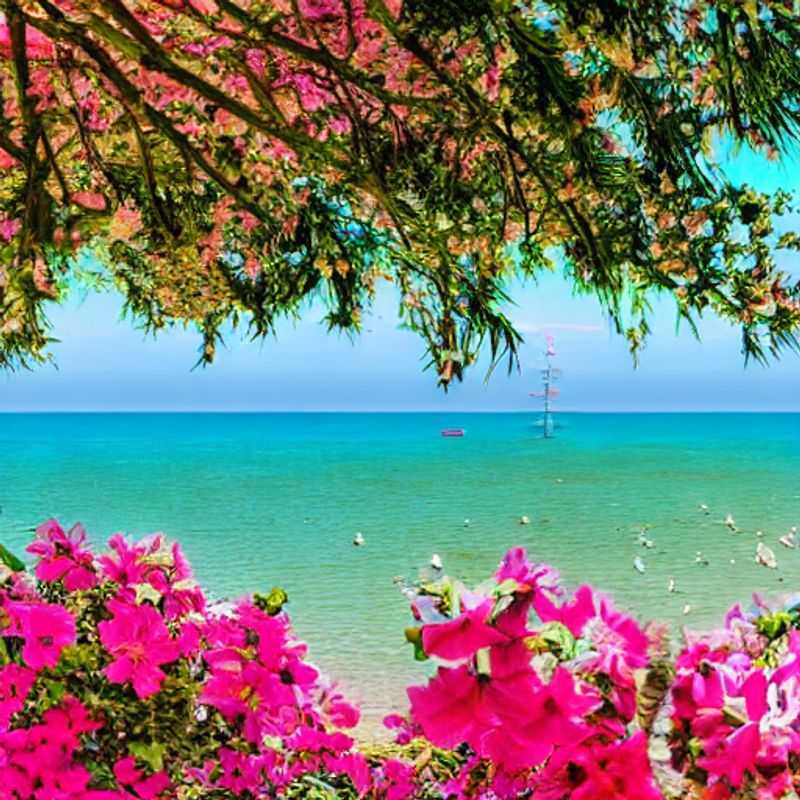 Rimini, Italie, ensoleillée au printemps : plage, mer et ambiance animée.