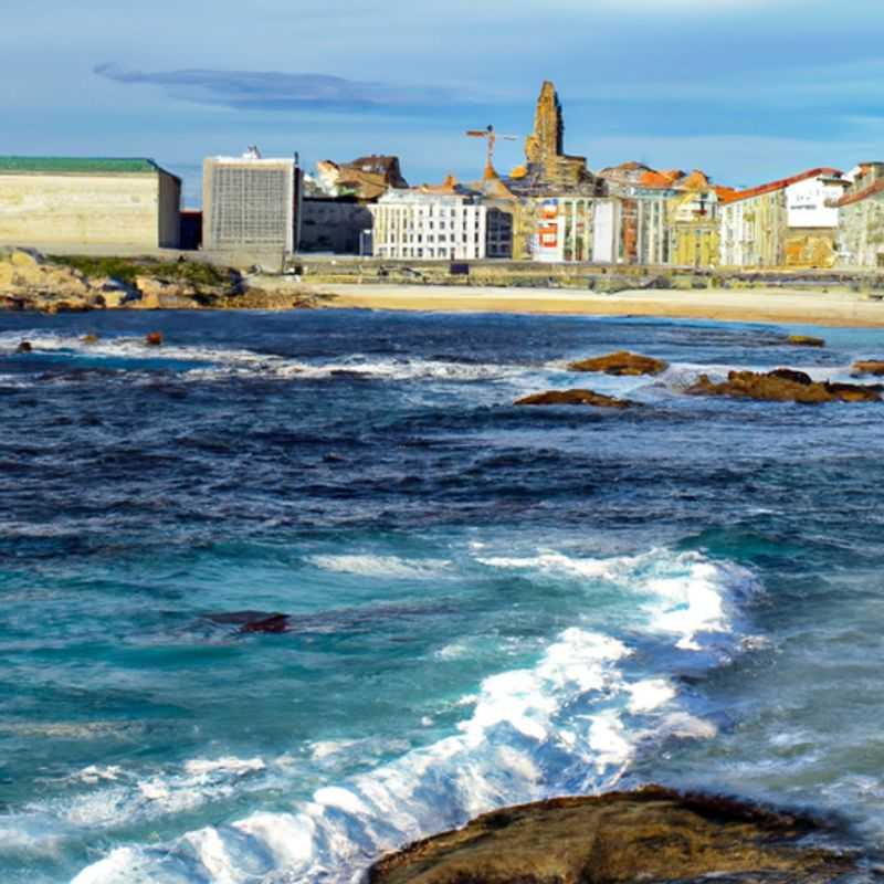 Discover the Enchanting Winter Charm of Maria Pita Square in La Coruña, Spain
