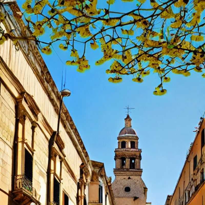 Palerme ensoleillée au printemps : une ambiance joyeuse et animée dans les rues de la ville.