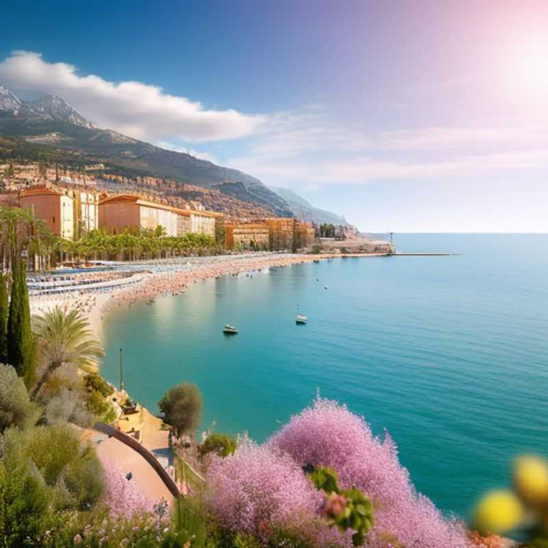 Menton, France : Vue pittoresque de la ville, illustrant son charme et son coût de visite.