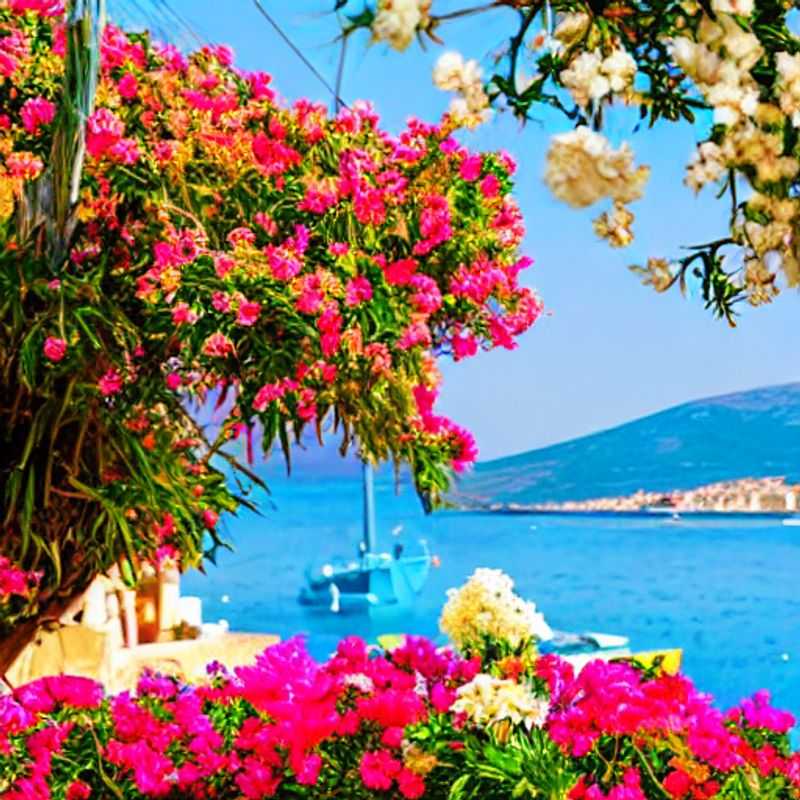 Chania, Grécia, na primavera: um cenário idílico com o mar azul turquesa e arquitetura veneziana charmosa.