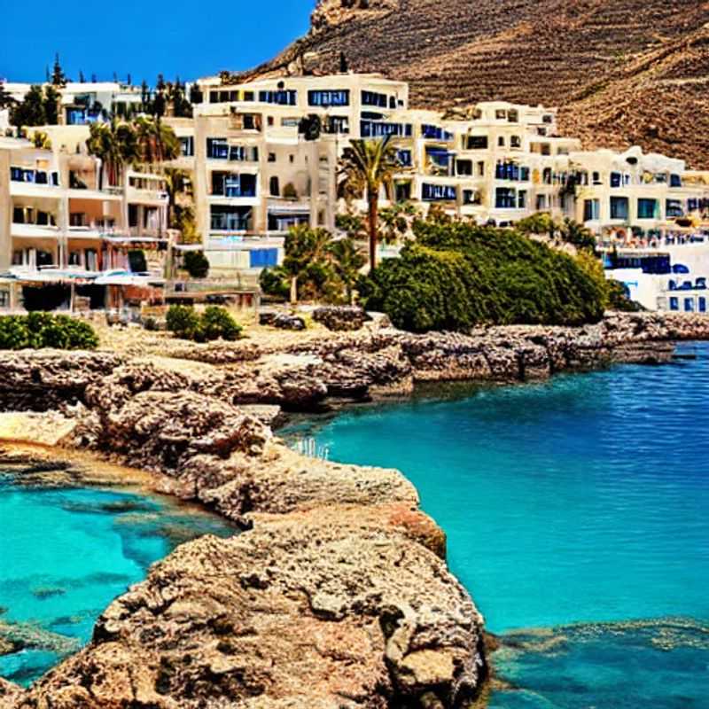 Paphos, Chypre: Soleil d'hiver sur les côtes méditerranéennes.