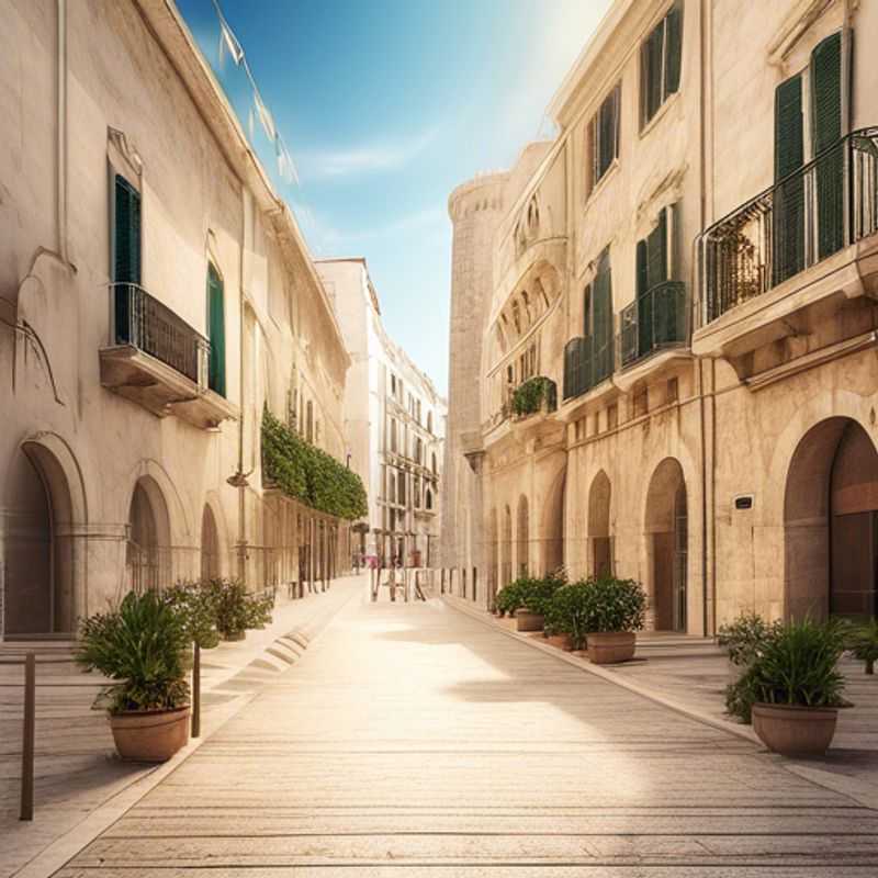 Vue de Bari, Italie :