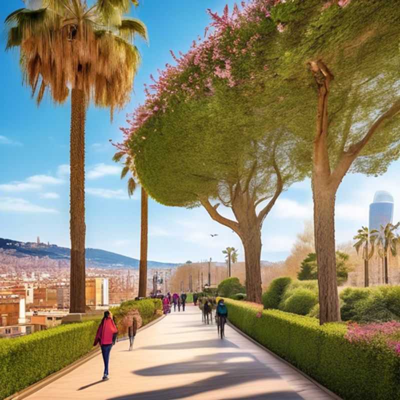 Barcelone, Espagne : une vue illustrant le coût de la vie touristique, entre architecture grandiose et charme des ruelles.