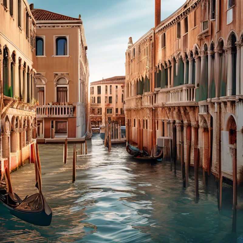 Veneza, Itália: Um canal pitoresco, refletindo os custos de uma viagem inesquecível (ou não!).