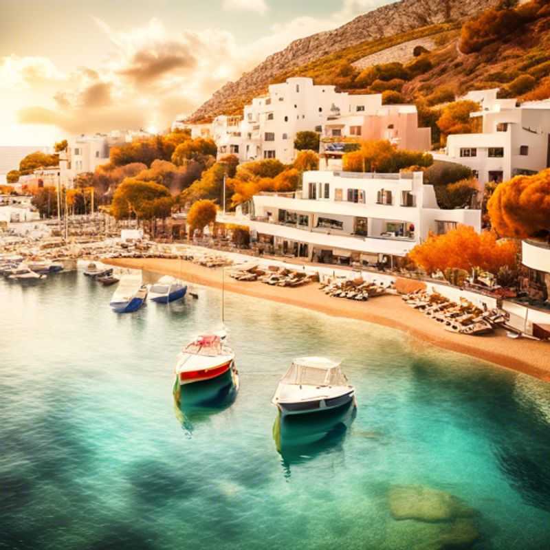 A family of the Long-term Travelers exploring the vibrant, sun-drenched streets of Ibiza, Spain, discovering the island's captivating blend of culture, cuisine, and laidback charm during their 4-day autumn adventure.