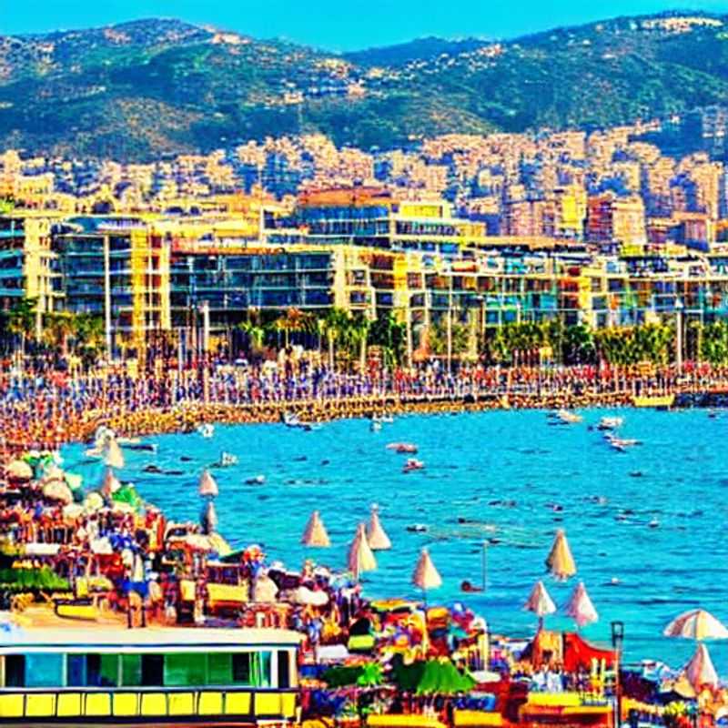 Izmir, Turquie, baignée de soleil printanier.