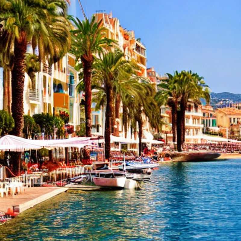 Cannes ensoleillée au printemps: