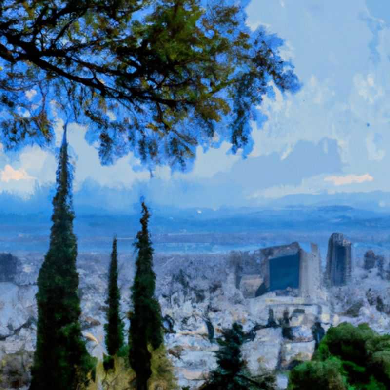 Three adventurous couples exploring the vibrant city of Haifa, Israel, during their two-week winter sojourn, marveling at the breathtaking Baha'i Gardens and the panoramic views from Mount Carmel.