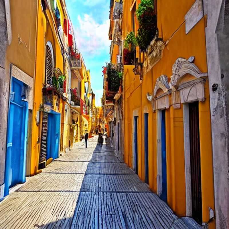Taranto, Italie, au printemps : une vue ensoleillée de la ville portuaire, idéale pour des vacances de printemps.