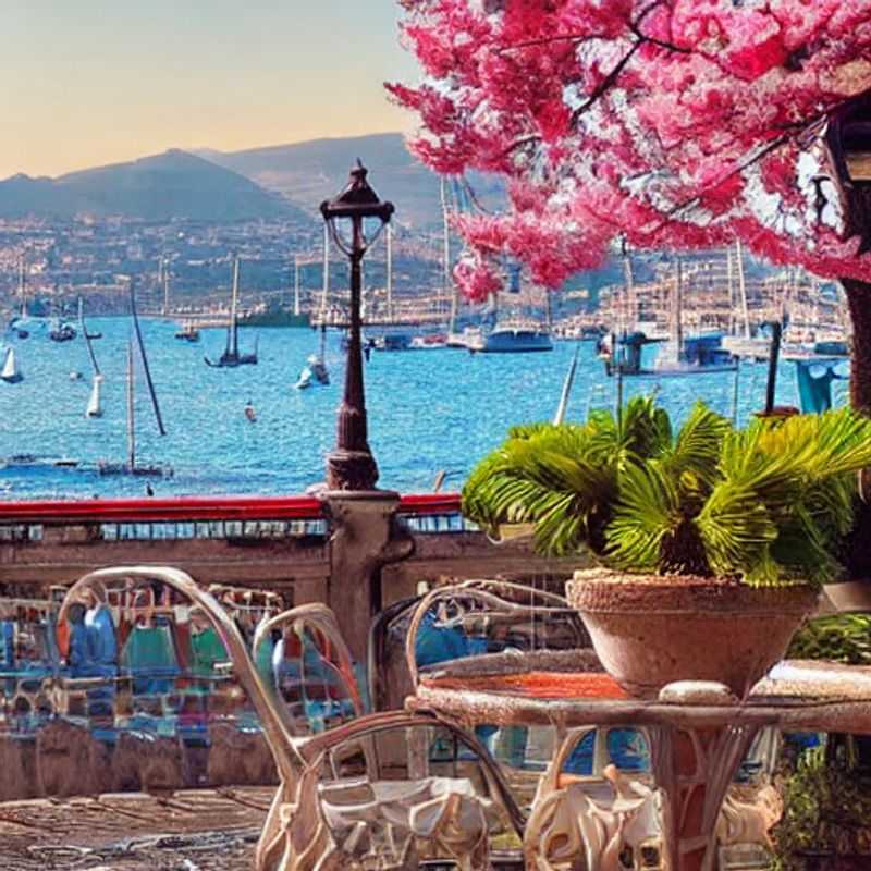 Naples, Italie, baignée de soleil printanier.