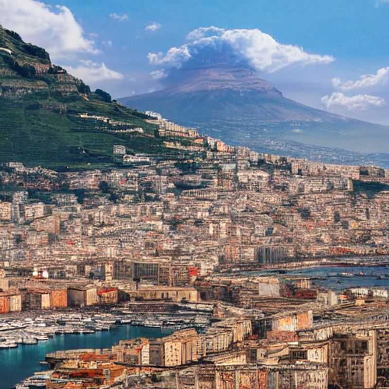 Naples, Italie, baignée de soleil : une vue pittoresque illustrant le charme de Naples selon le mois.
