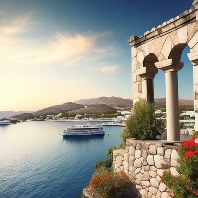 Trois couples, les voyageurs sociaux, profitant des eaux turquoise et des paysages pittoresques de Bodrum, en Turquie, lors de leur escapade d'été de 24 heures.