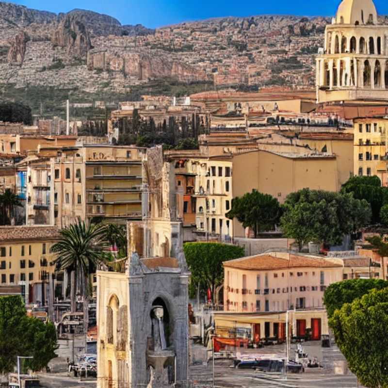 Cagliari, Sardaigne, ensoleillée : une vue époustouflante de la ville, idéale pour illustrer le meilleur moment pour la visiter.