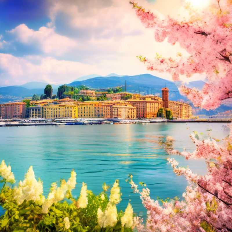 La Spezia, Italie : Vue pittoresque de la ville, pour illustrer le coût de la vie touristique.
