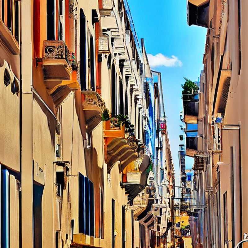 Cagliari au printemps : des couleurs vibrantes et une atmosphère ensoleillée. (Cagliari in spring: vibrant colours and a sunny atmosphere.)
