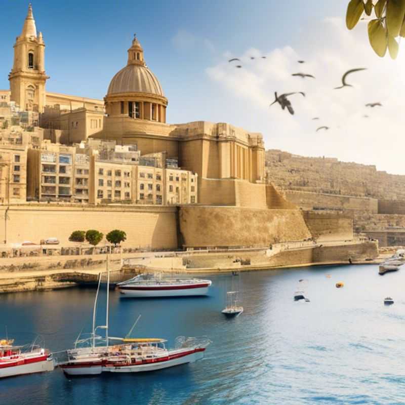 La Valette, Malte : Une vue pittoresque de la ville fortifiée, soulignant son charme et sa beauté potentiellement coûteuse à explorer.
