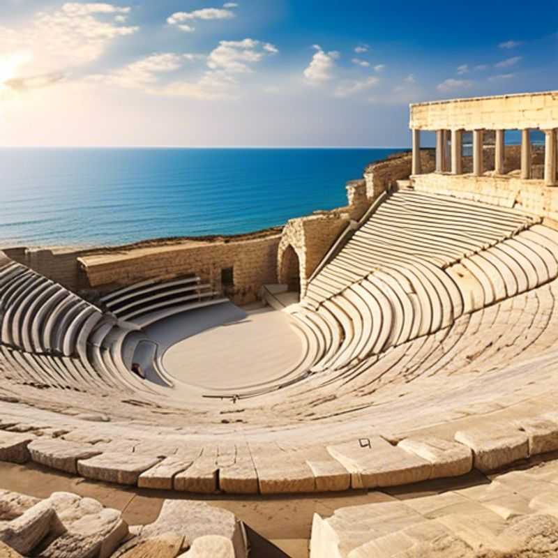 Two intrepid couples, The Staycationers, strolling hand-in-hand along the sun-dappled promenade of Limassol, Cyprus, soaking in the vibrant spring atmosphere during their week-long adventure.