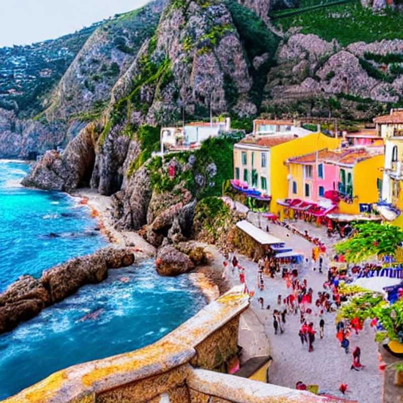 Cefalù, Sicile, baignée de soleil printanier : vues imprenables sur la côte et le Duomo.