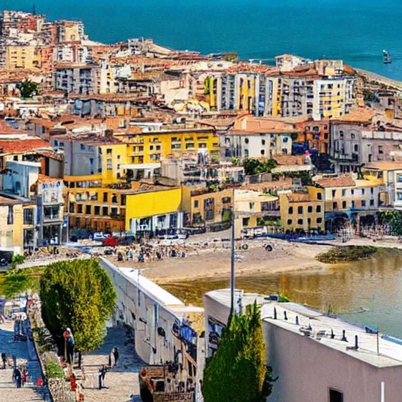 Pescara ensoleillée au printemps : ambiance printanière sur la plage.
