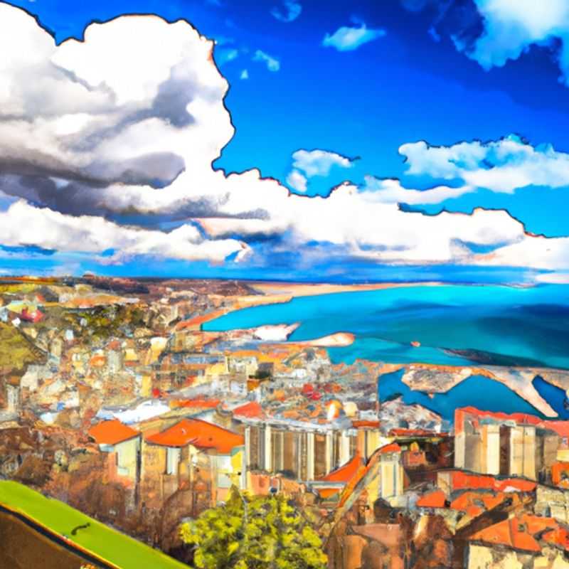 Two couples gazing out at the breathtaking panorama of Ancona, Italy, a coastal gem nestled on the Adriatic Sea. Their 24-hour spring sojourn promises an enchanting blend of history, culture, and picturesque landscapes.